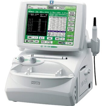 Ecógrafo ocular con biometría y paquimetría US-500