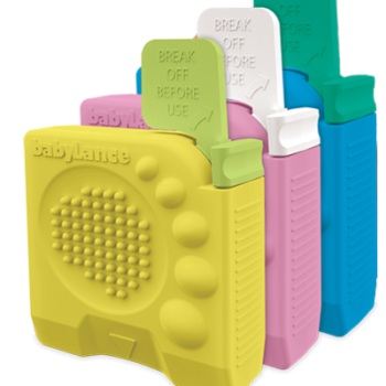 lanceta de seguridad para punción de talón BabyLance Laborie